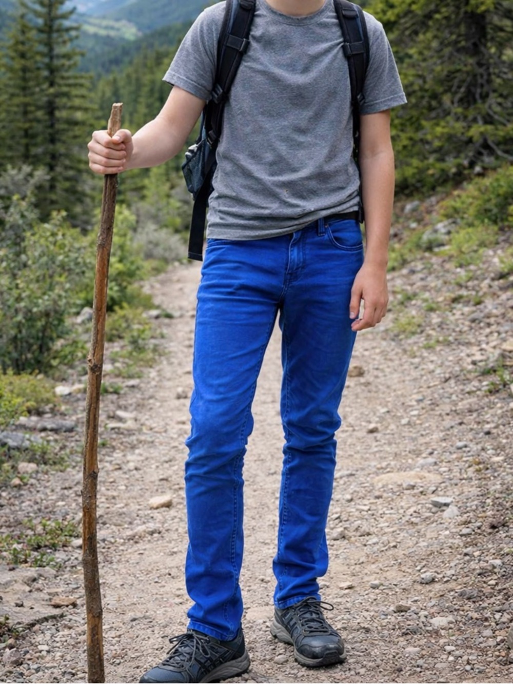 Electric Blue Skinny Jeans